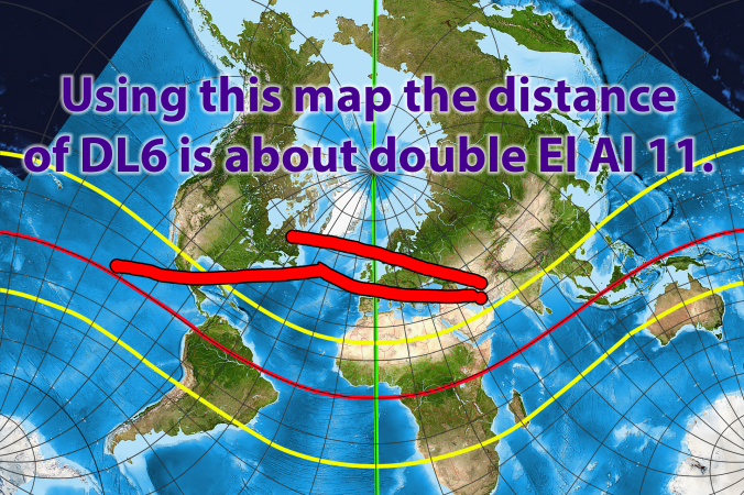 Test 14 flights distances predicted