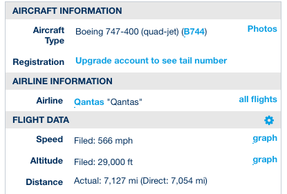 QF 27 actual data
