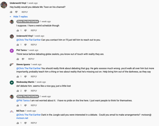 Unresponsive comment thread